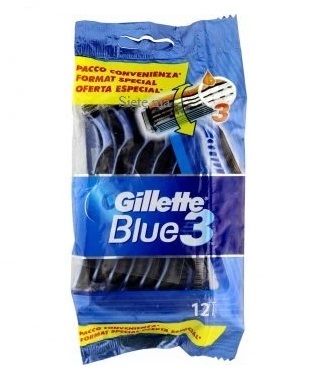 Gilette Rasoirs Jetables Blue III X 12