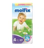 MOLFIX- Nr4 Couches bébé maxi 40 unités