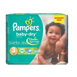 Couches Midi Pampers T3 (4 -9kg)
