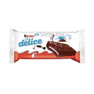 Génoises Cacao fourées au Lait Délice Kinder 390g